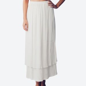 maxi skirt 2 tier M